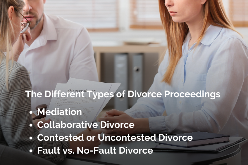 The Different Types of Divorce Proceedings
